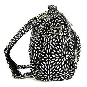 JuJuBe Black White and Grey Printed Versatile Diaper Baby Bag Insulated